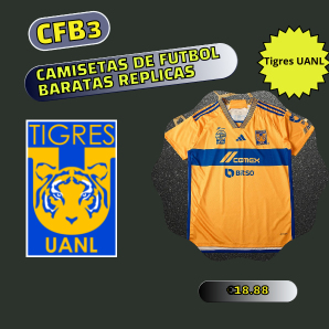 camiseta replica Tigres UANL